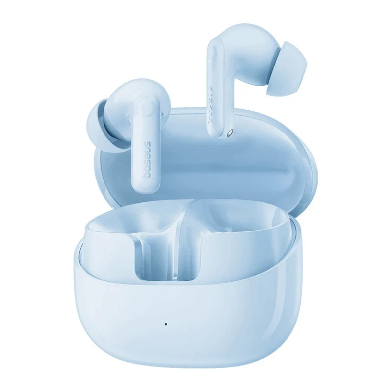 Baseus Bass BP1 Pro -50Db Noise Cancelling Wireless Earbuds Bluetooth 6.0 LDAC Hi-Res Sound 6-Mic AI Clear Calls IP55 Earphones