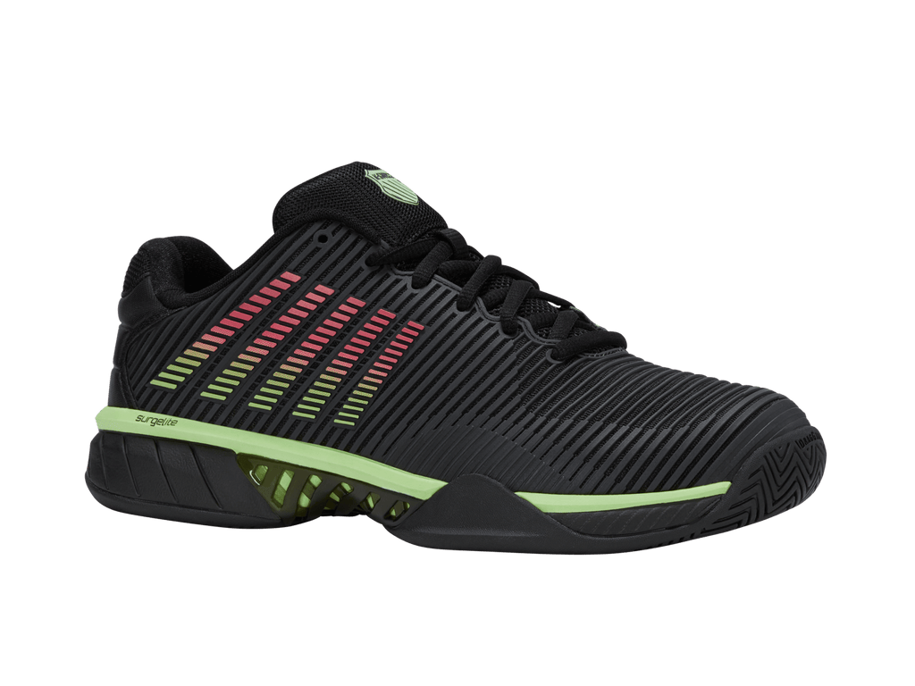 06613-011-M | HYPERCOURT EXPRESS 2 | BLACK/SOFT NEON GREEN/NEON LAVA