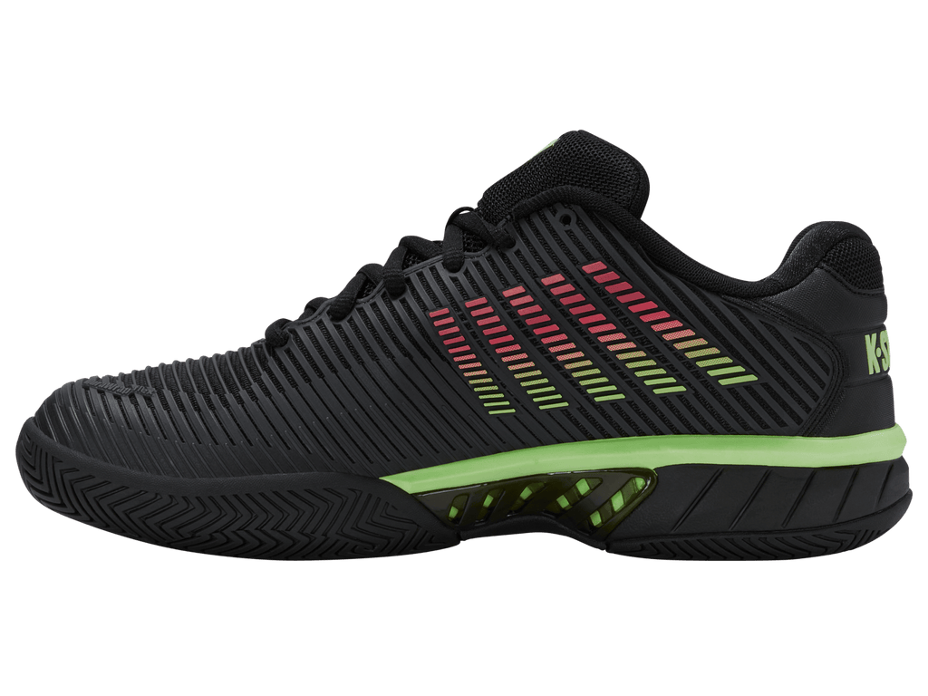 06613-011-M | HYPERCOURT EXPRESS 2 | BLACK/SOFT NEON GREEN/NEON LAVA
