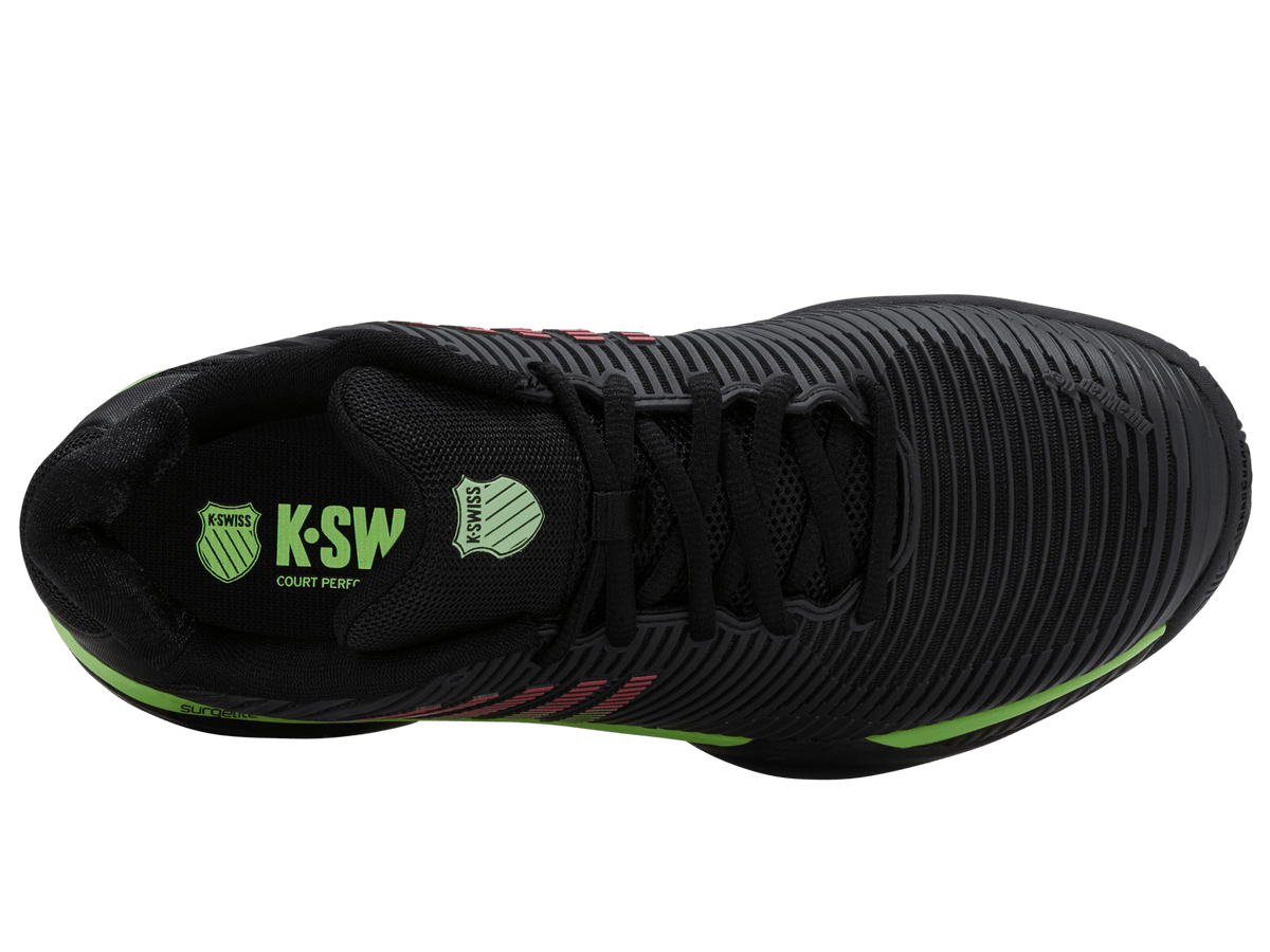 06806-034-W | HYPERCOURT EXPRESS 2-2E | BLACK/SOFT NEON GREEN/NEON LAVA