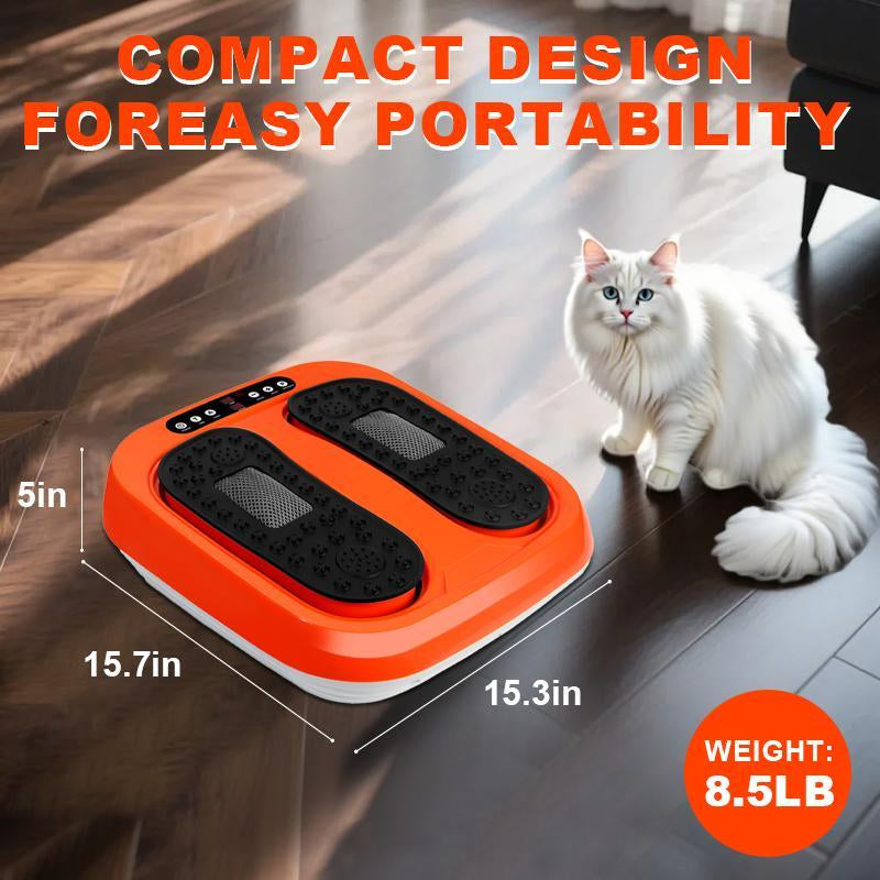 Multifunctional Foot Massager, Vibration Heating Electric Foot Circulation Stimulator, Foot, Leg, and Calf Relaxation Massage Device, Home Use with Remote Control Foot Massager.