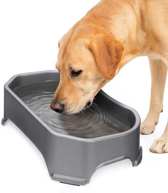 XL No-Spill Outdoor Dog Water Bowl 1.25 Gallon – Practical Gift for Dog Owners