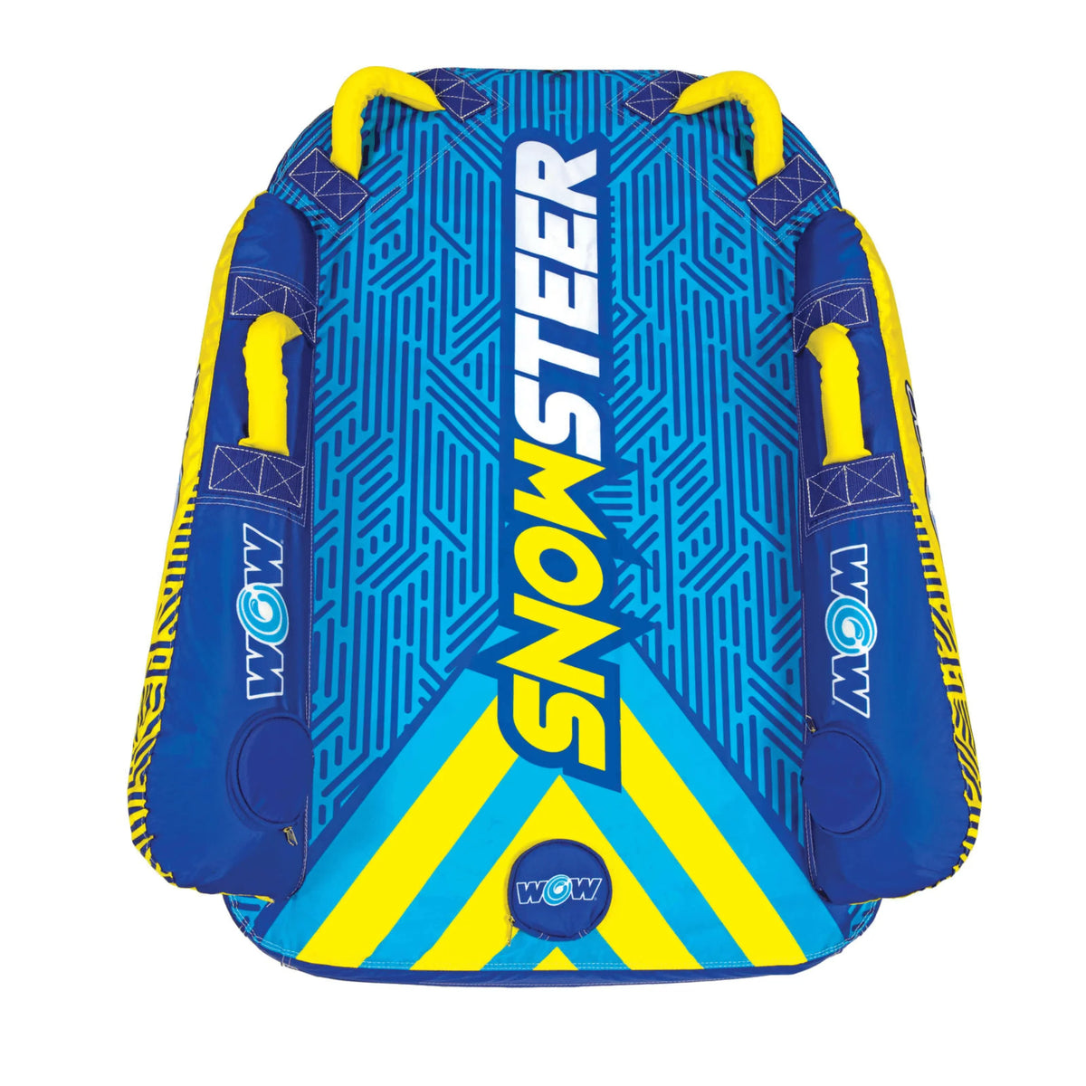 WOW Watersports Snowsteer Snow Sled with Lying Position for Easy Sledding