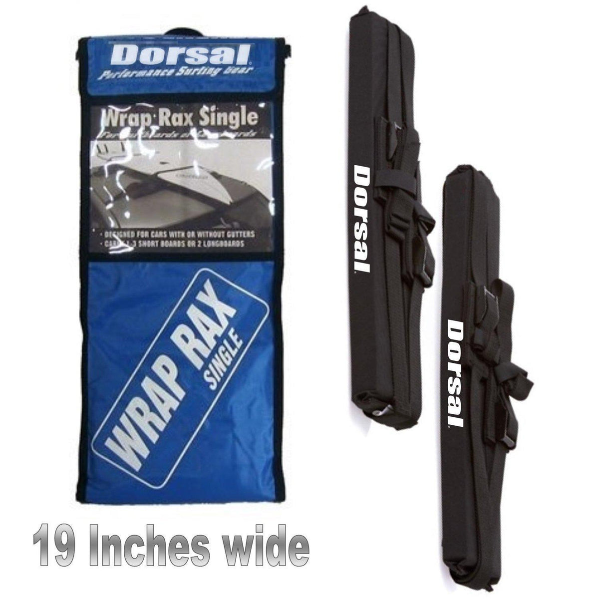 DORSAL Soft Roof Rack Pads & Straps – Essential Adventure Gift for Surfers & Snowboarders
