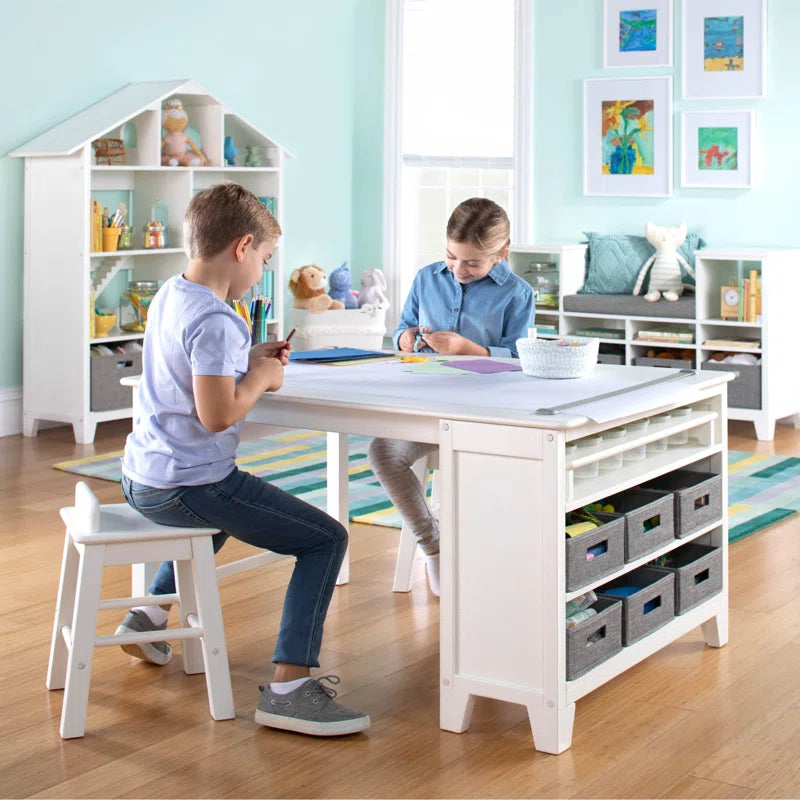 Living & Learning Kids Art Table and Stools Set