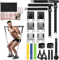 Pilates Bar Kit with Resistance Bands,Pilates Bar with Stackable Bands Workout Equipment for Legs,Hip,Waist and Arm,Exercise Fitness Equipment for Women & Men Home Gym Yoga Pilates