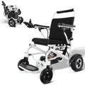 Electric Wheelchair for Adults Seniors, 300 Lbs Weight Capacity, 20 in Width Lightweight Foldable Motorized Power Wheelchairs, Long Range All Terrain Aluminum Alloy Chair