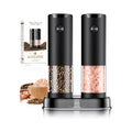 Electric Salt and Pepper Grinder Set Automatic Battery Pepper Mill Shakers Adjustable Coarseness Upgraded Larger Capacity with Led Home and Kitchen Appliances Birthday Gifts for Women Mom