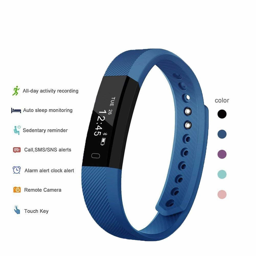 Slim Fitness Tracker Smart Watch – Affordable Health Gift for Him or Her