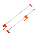 Bar Clamps for Woodworking, 2-Pack 50' Parallel Clamp Set, F Clamp with 1100 Lbs Load Limit, Even Pressure, High-Strength Plastic and Carbon Steel, Wood Clamps for Woodworking Metal Working