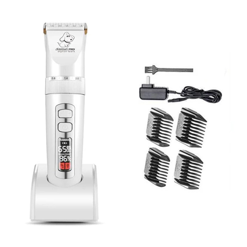 Baorun P9 Professional Rechargeable Pet Dog Animal Hair Cutter Trimmer Professional Cat Grooming Clipper Low Noise Cat Machine