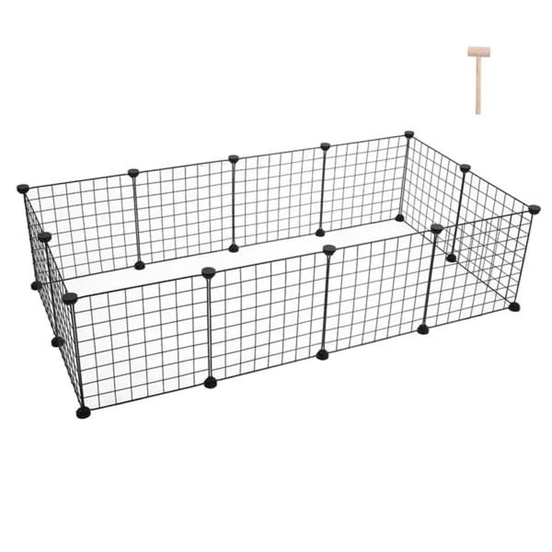 Pet Playpen Small Animal Cage Indoor Portable Metal Wire Yard Fence for Small Animals