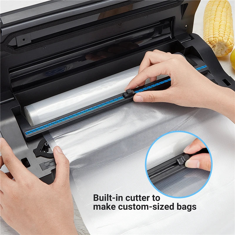 Plastic Bag Sealer Vacuum Sealing Machines with Dry/Moist/Pulse/Canister Packaging Modes Versatile Kitchen Appliances