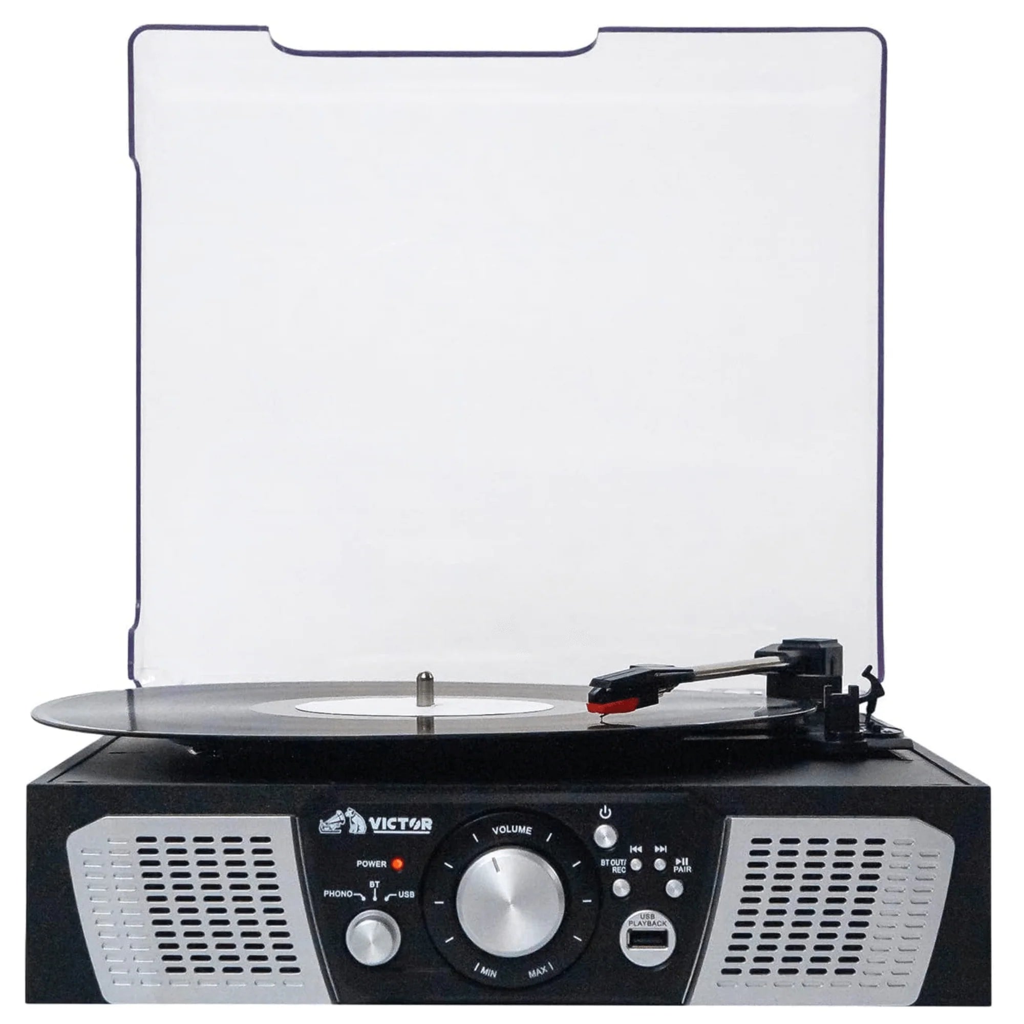 Victor Lakeshore 5-In-1 Hybrid BT Turntable System Black - Refurbished