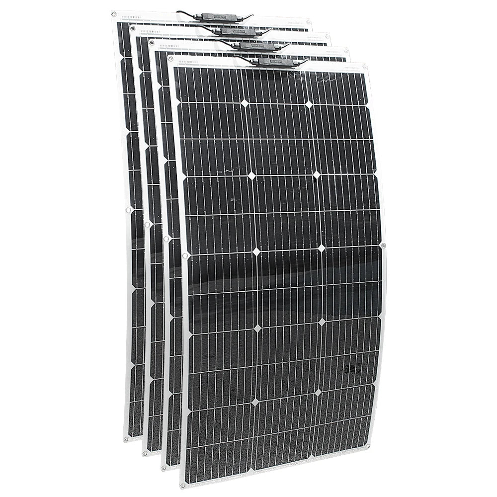 Flexible Solar Panel Charger 100W-1000W for Camping RV Boat Car Home Use 12V 24V Battery Charging Foldable Sun Energy Converter