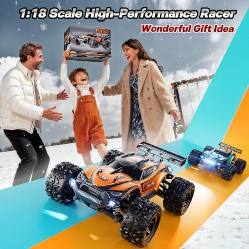 1:18 Fast RC Cars for Adults - 38+ KPH off Road Remote Control Car