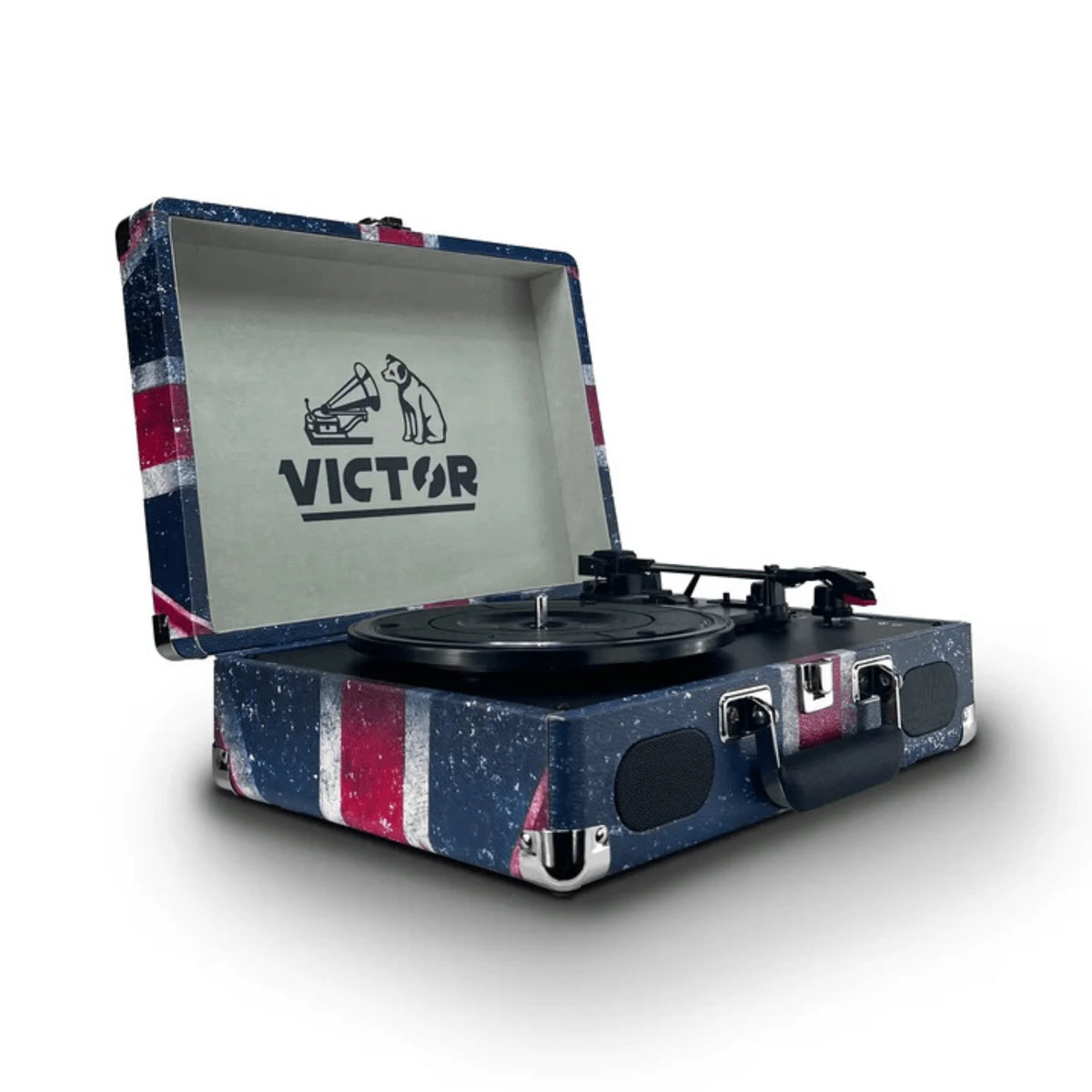 Victor Metro plus Portable Dual Bluetooth Suitcase Turntable