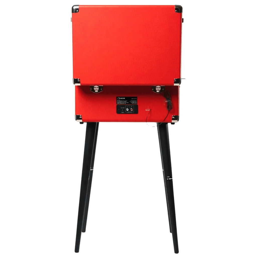 Victor Andover 5-In-1 Music Center with Chair-Height Legs and Bluetooth Function