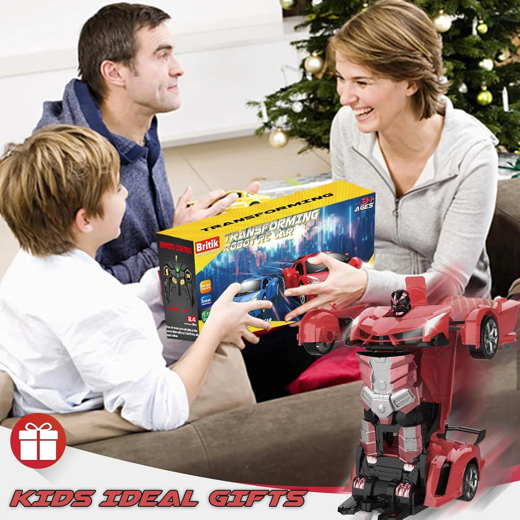 Transform Remote Control Car Toy for Kids 4 5 6 7 8, Remote Control Car for Boys 4-7, Transform Cars for Boys 4-6, Toy Car 5 Year Old Boy, Toys for 3 4 5 6 7 8 9 10 11 12 Years Old Boy