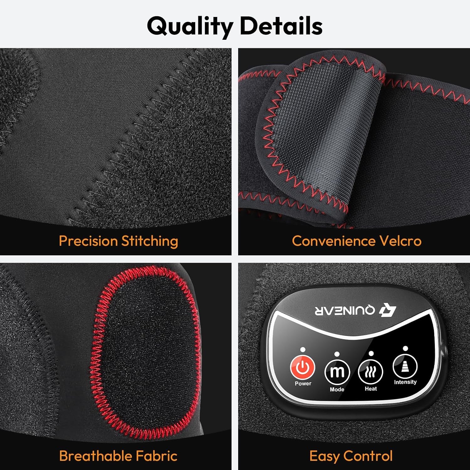 Knee Massager for Pain Relief,Air Compression Heating Pad for Knee,Heated Knee Warmers Wrap, 3 Modes & 3 Intensities