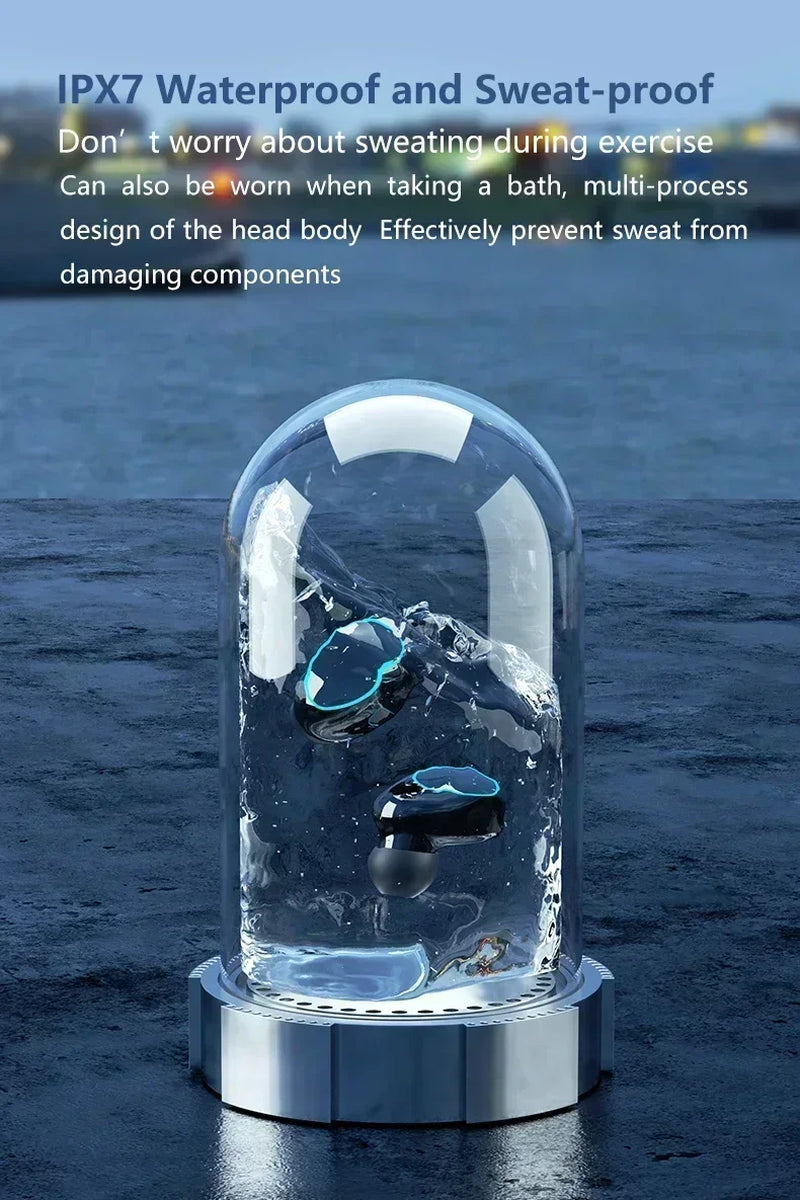 M10 Wireless Headphone Bluetooth Earphones Waterproof Earpieces Sport Earbuds for Huawei Iphone OPPO Xiaomi TWS Music Headset