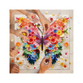 Butterfly Puzzles for Adults 1000 Pieces, Challenging Colorful Flower Butterflies Puzzles with Paper Art, Difficult Animal Plant Jigsaw Puzzles for Adults