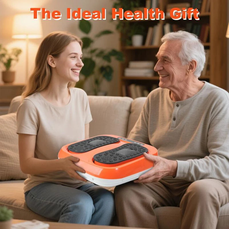 Multifunctional Foot Massager, Vibration Heating Electric Foot Circulation Stimulator, Foot, Leg, and Calf Relaxation Massage Device, Home Use with Remote Control Foot Massager.