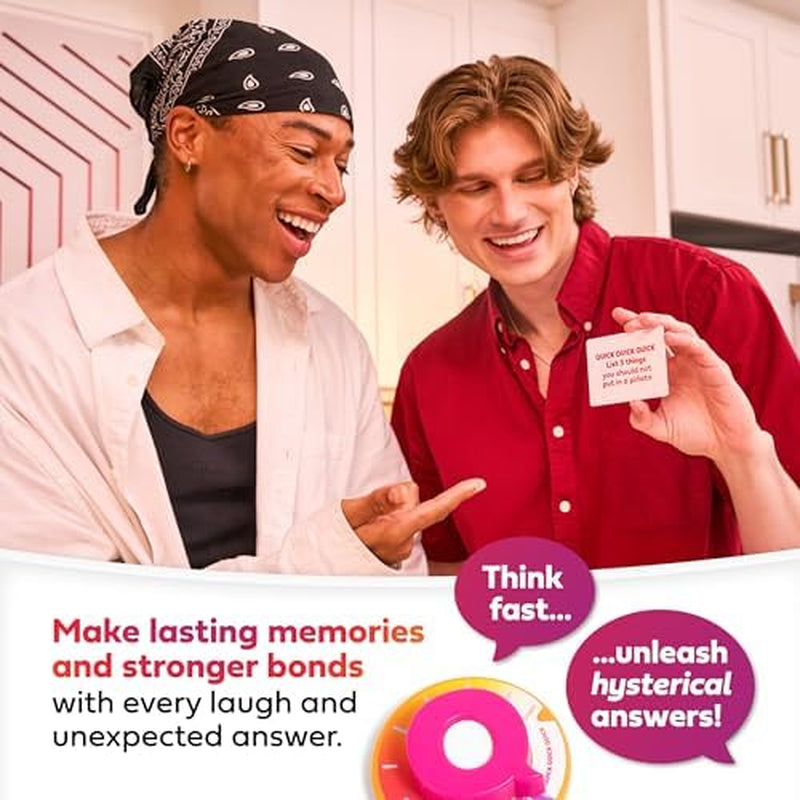 Quick Quick Quick by Relatable, Unleash Your Inner Funny with the Ultimate Party Games for Friends and Family Game Night, Perfect Adult Games & Kids Games, the Fastest Way to Have Fun, Ages 8 to 108