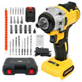 1/2 Inch Electric Wrench Cordless Impact Driver 20V Powerful Brushless 280 Ft-Lbs (380N.M) with 3.0Ah Battery and Charger