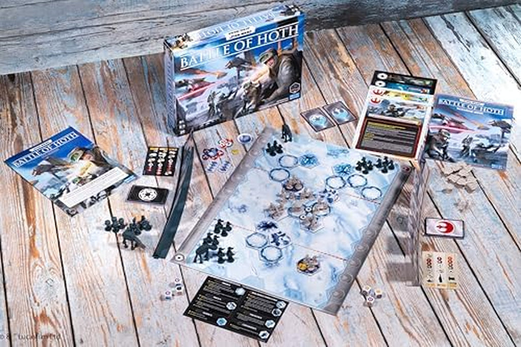 Star Wars: Battle of Hoth Board Game - Command the Imperial Army or Rebel Forces in a Fast-Paced Miniatures Strategy Game, Ages 8+, 2-4 Players, 30 Minute Playtime