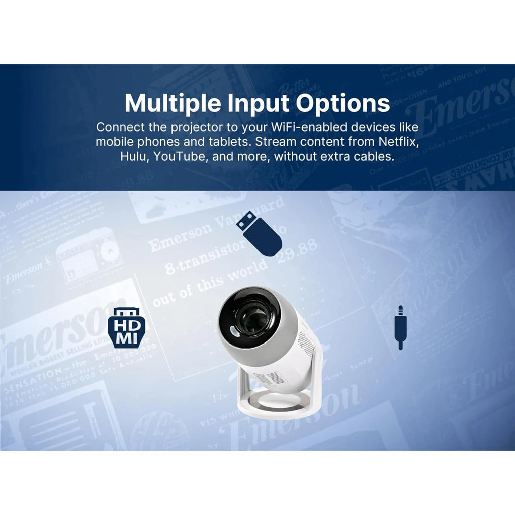 Emerson 150" Home Theater LCD Projector Combo