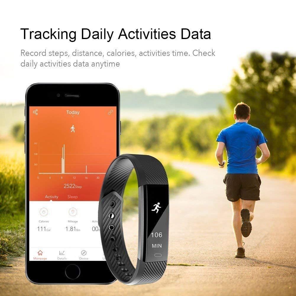 Slim Fitness Tracker Smart Watch – Affordable Health Gift for Him or Her