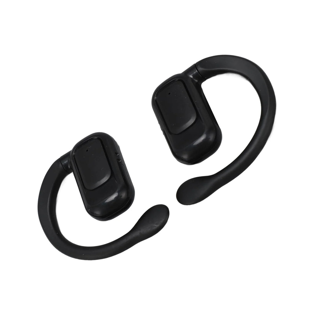 Translator Earbuds 144 Languages 3 Modes Bluetooth 5.3 Rechargeable Wireless Language Translator Earhooks Earbuds for Music Call Black