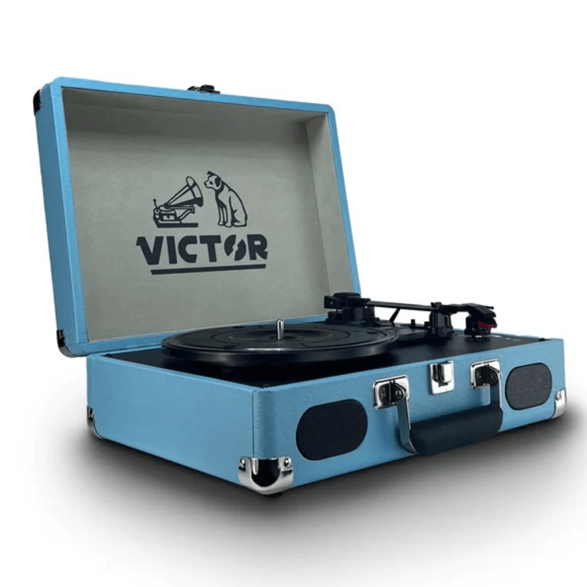 Victor Metro plus Portable Dual Bluetooth Suitcase Turntable