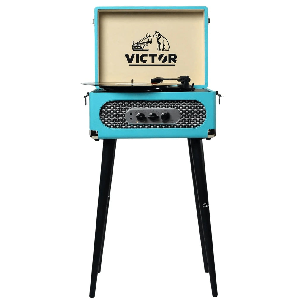 Victor Andover 5-In-1 Music Center with Chair-Height Legs and Bluetooth Function