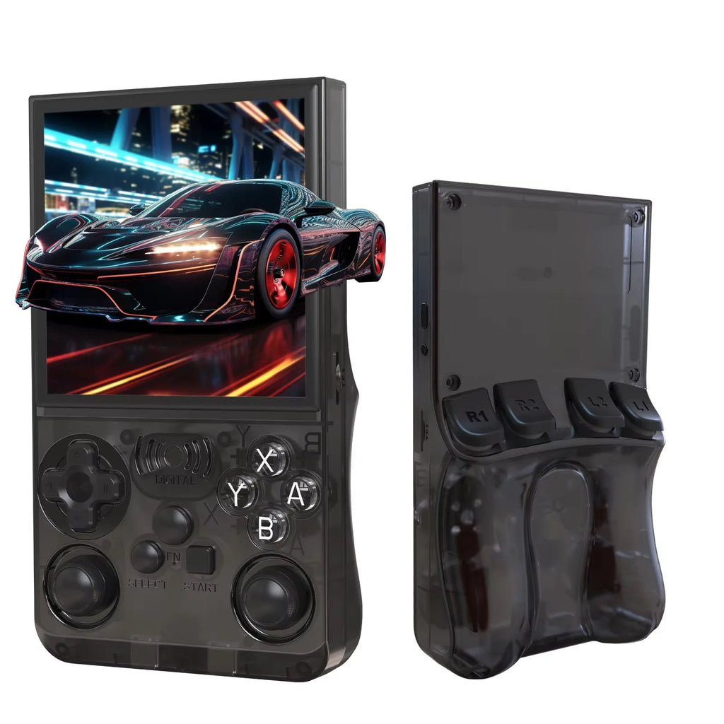 Handheld Game Console, 4.0-Inch IPS 720×720 Screen, 15,000+ Built-In Classic Games, Linux Portable Gaming Console with Dual Hall Joysticks, 3500Mah Battery
