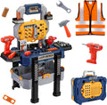 Workbench with Electric Drill Set