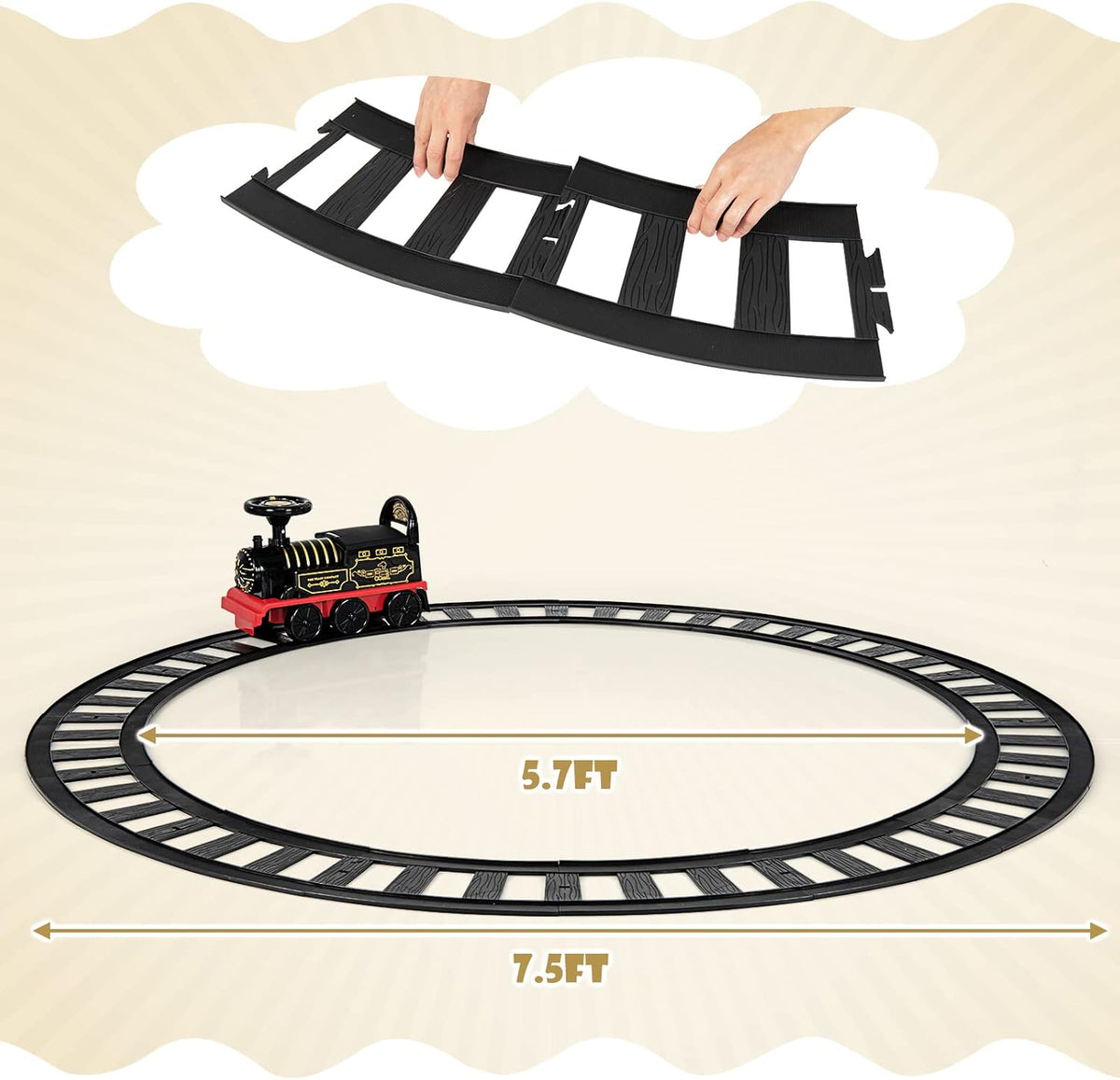 Rollplay Steam Powered Raid On Train
