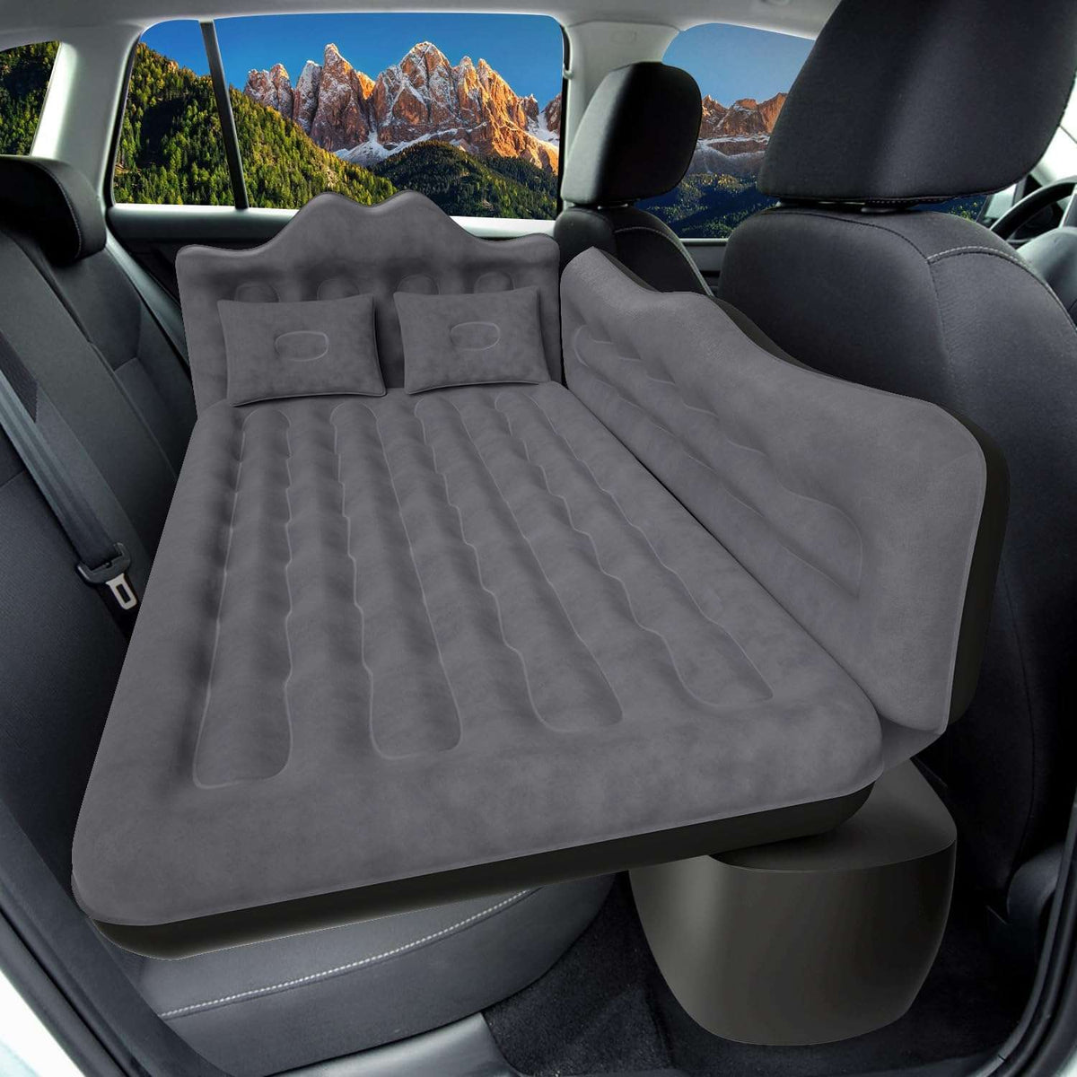 Thicken Backseat SUV/Car/Truck Air Mattress Air Bed Inflatable SUV Truck Mattress -30.31'' Width/Beige
