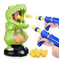 Dino Blast LCD Target Challenge for Kids Air Pump Shooting Game with 24 Foam Balls Ages 6+
