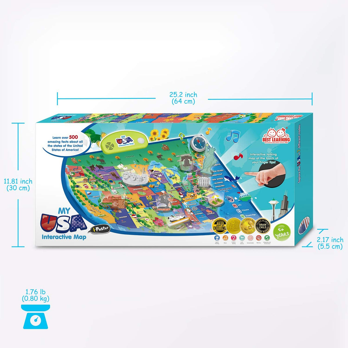 USA Interactive Smart Talking Map Toy