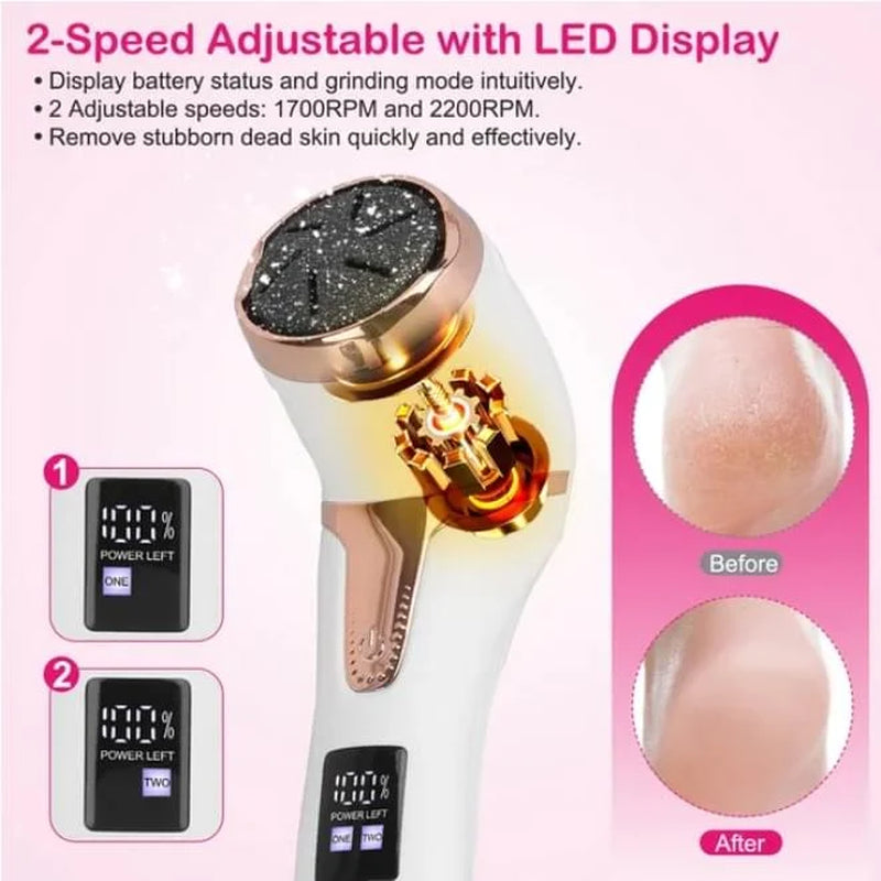 17Pcs Electric Foot Callus Remover