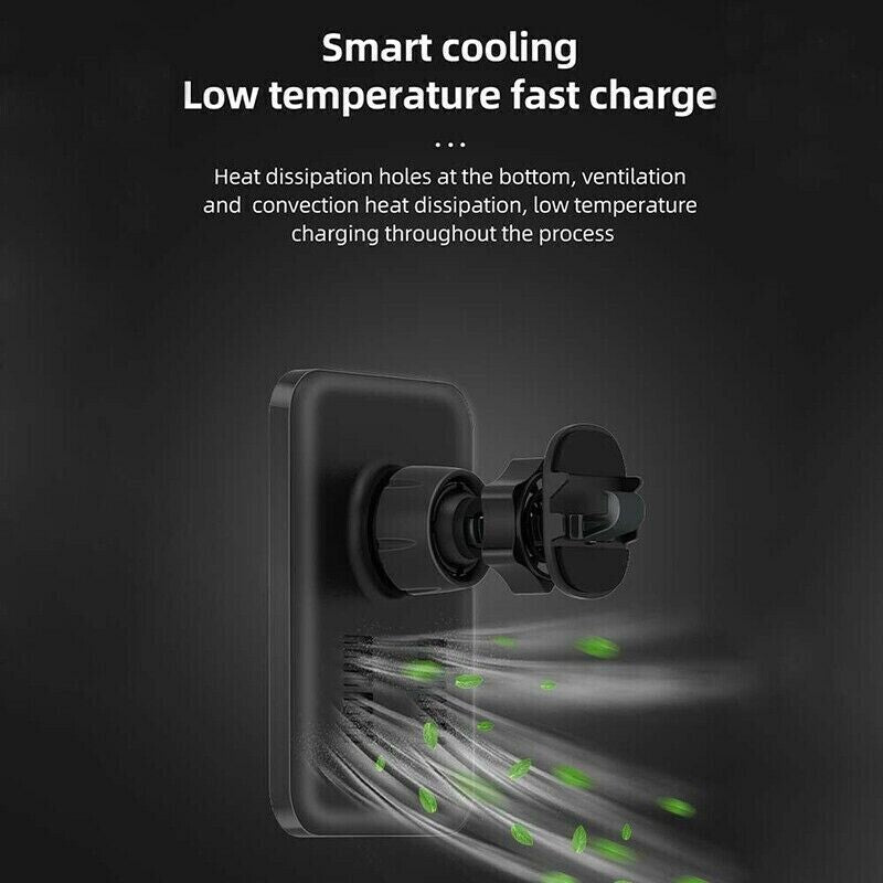 Magnetic Wireless Charger Car Mount Holder For 12 13 14 Pro Max
