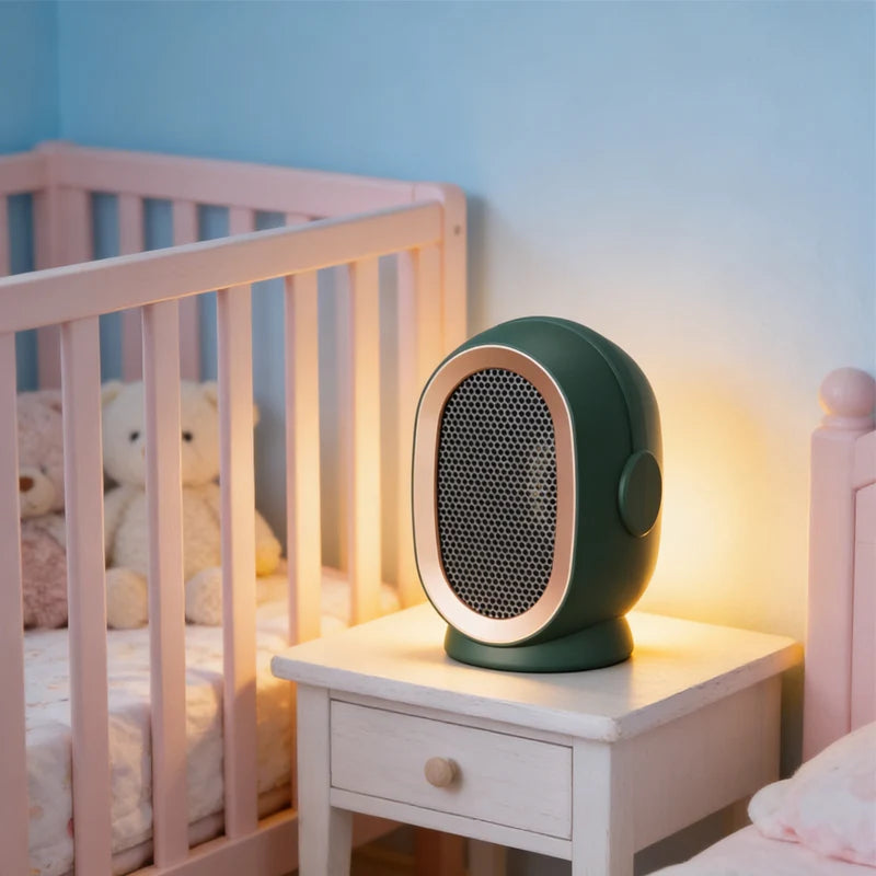Mini Electric Fan Heater,800 Watts, Suitable for Offices and Homes