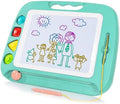 Toddler Toys for Kids, Large Magnetic Drawing Board for Birthday Gift, Toys for 1 2 3 4 Year Old Girls Boys, Etch & Sketch Pad with 4 Stamps, Learning and Educational, 16 ×13 In, Green