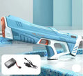Electric Water Blaster, Outdoor Squirt Gun with LED Display, Spyrago, Blue- Automatic Water Blast Guns for Beach, Backyard, Patio, and Garden