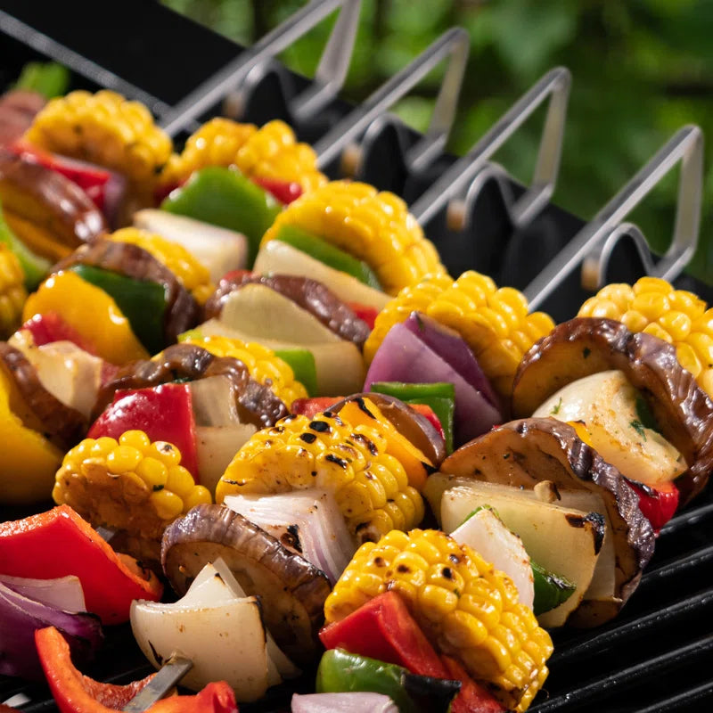 8 - Burner Liquid Propane Gas Grill and Side Tables