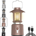 Rechargeable Camping Lantern | 8000Mah | 3 Light Modes | Adjustable Brightness & Height | up to 80Hrs | Vintage | Copper