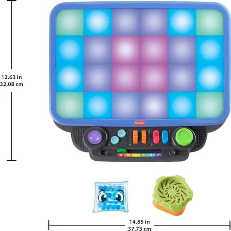Learning Toy Sensory Bright Light Station, Activity Table with Games Music & Sounds for Preschool Kids Ages 3+ Years
