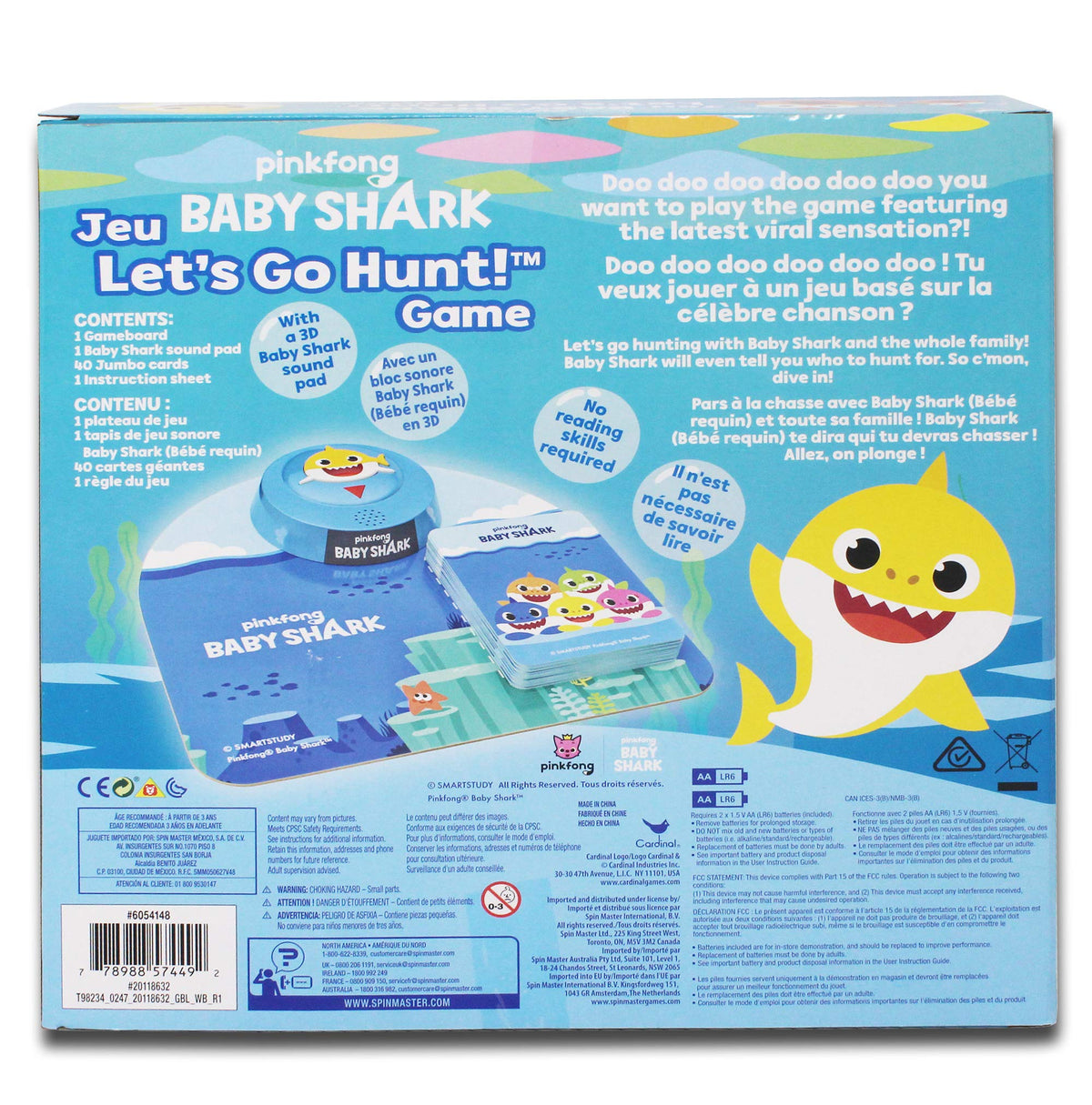 3D Baby Shark Card Game